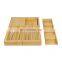 Expandable Large Kitchen Drawer Organizer High Quality Bamboo Cutlery Drawer Organizer For Utensil and Flatware Storage