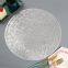 Wholesale Hollow Luxury Washable PVC Party Round Place Mats For Vinyl Table Mat