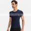 Custom Logo Man Training Wear Men's Gym Fitness T-shirts Quick Dring High Stretch Outdoor Running Clothes