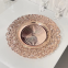 Factory Wholesale Modern Elegant Non Disposable 14.5 Inch Gold Plastic Charger Plates For Wedding Party