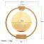 Metal 360 Rotating Round Shape for Gift Promotion Bedroom Music Player Box Magnetic Levitation Floating Moon Lamp Speaker