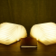 Wooden Book Shaped Rechargeable Folding Book Light For Reading with Magnetic
