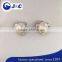 real nature white pearl earring,pearl eardrop,pearl ear stud,pearl ear nail