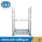 Portable storage pallet stacking rack