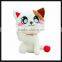 stuffed cute plush toy cat for cushion