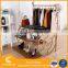Metal Iron wholesale clothing/garment store shop fitting display clothes racks shelves