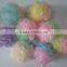 Colorful mesh sponge bath sponge