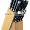 ABS+430 S/S HANDLE 15PCS KITCHEN KNIFE SET