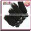 Top grade 100% brazilian cheap human hair kinky curly lace closure with hair bundles