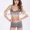 Hottest Ladies Seamless Melange Bra Top With Lace And Boyshort