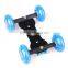 NEWER Tabletop Mobile Rolling Slider Dolly Car Skater Video Track Rail Camera