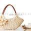 corn straw beach bag