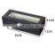 Black Luxury PU Leather Watch Box ,Sewing pu leather watch holder,luxury leather jewelry gift box,wrist watch g&p collection