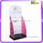 Easy assembled promotion cardboard triangle cardboard hook display stand for candy