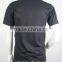 black color polyester 200gsm silkscreen printed man polo t-shirt