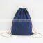 wholesale cotton drawstring backpack with various colors