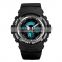 Wholesale Luxury Black Chronograph And Digital Quartz Wrist Rubber Men Watch Wrist Watch
