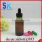 30ml round boston glass bottle with glass dropper amber glass essential oil bottle wholesale