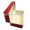 Red Promotion Jewelry Packaging Box Leather & Gift PU Jewellery Box .