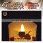 3*AAA battery pillar remote control flameless led candles