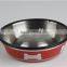 Non-slip strips wholesale stainless steel dog bowl