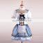 Wholesale Adult Women Alice Cosplay Blue Party Halloween Costumes For Women Fancy Dress Alice In Wonderland Costume