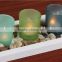 Fashion customized bright colored glass tealight holder