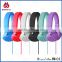 Super-bass stereo foldable leather headset for travelling