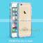 For iPhone 6s color TPU bumper clear cover case