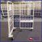 Nestable Roll Mesh Container with Plastic Pallet