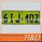 Euro Manual Widely Factory Direct Selling Embossed Number Plate