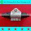Suspension clamp for overhead power line fitting with socket-clevis