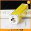 China Factory 5V 1A 2200mAh Power Bank Lipstick Wholesale