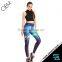 Womens Armour Space Sublimated Leggings Weed Leaf Fitness Clothing