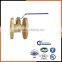 Hot Sell Manual Power Brass Flanged Ball Valve