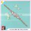 HC-4530 Hechun Hand Made Sew White Flower Wedding Dress Crystal Sash