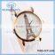 Paris tower watch leather strap