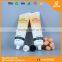 shaped sealing tail cosmetic packaging tube for hair care with octagonal cap