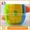 Funny battery operated plastic yellow rocking duck toy light with music