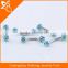Double Crystals Beads Stainless Steel Eyebrow Rings Factory Direct Sale Body piercing jewelry