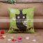 2015 Color cartoon A spoof Big eye owl series cotton and linen hold pillow household decorative cushion cover