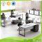 Simple Office Furniture Executive Office Work Desk Used Computer Table With Mobile Cabinet