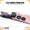 AIKE Global Lens AK005 2016 Newest Technology Camera Lenses Zoom Lens 198 Degree Fisheye+0.63x Wide-angle+15x Macro Lens Set