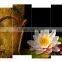 Buddha head with framed printing canvas for bedroom decor