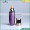 purple color suit skin care packing glass jars cosmetic cream jar lotion bottle with caps