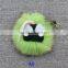 Cute keychain Real Raccoon Fur Mini Monster Bag Chain Keychain