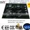 New Four burner kitchen stoves black Glass Gas Cooker hobs