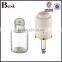 5/7/8/10/12/15ml black color dropper press cap glass tube bottle made in china high quality transparent packaging