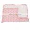 2016 wholesale new beautiful blanket gold dots soft ruffle cotton blanket for babies