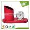 Beautiful design Leather Pen stand with metal alarm clock